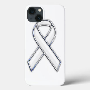 Funda Para iPhone 13 Conciencia blanca ceñida impresión de la cinta del