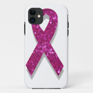 Funda Para iPhone 11 conciencia de cáncer de mama rosa secuencial