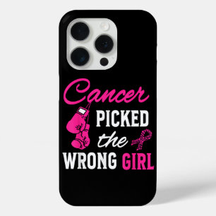 Funda Para iPhone 15 Pro Conciencia de que el cáncer eligió a la chica equi