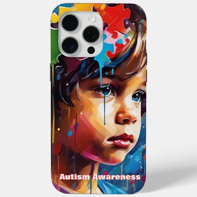 Funda De Case-Mate Para iPhone Conciencia sobre el autismo - (Reverso )