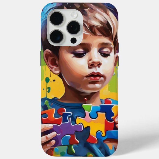 Funda De Case-Mate Para iPhone Conciencia sobre el autismo - (Reverso )