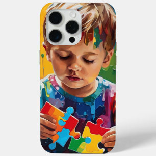 Funda Para iPhone 15 Pro Max Conciencia sobre el autismo -