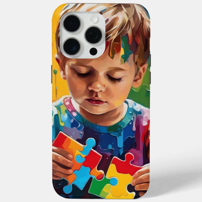 Funda De Case-Mate Para iPhone Conciencia sobre el autismo - (Reverso )