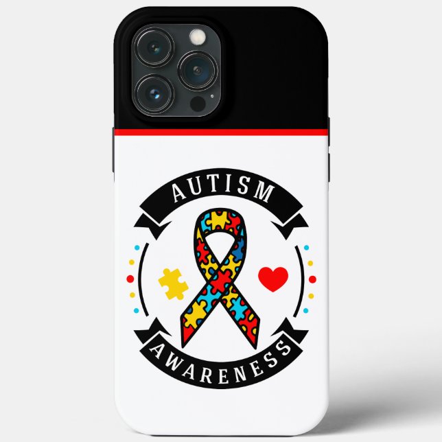 Funda De Case-Mate Para iPhone Conciencia sobre el autismo - (Reverso )