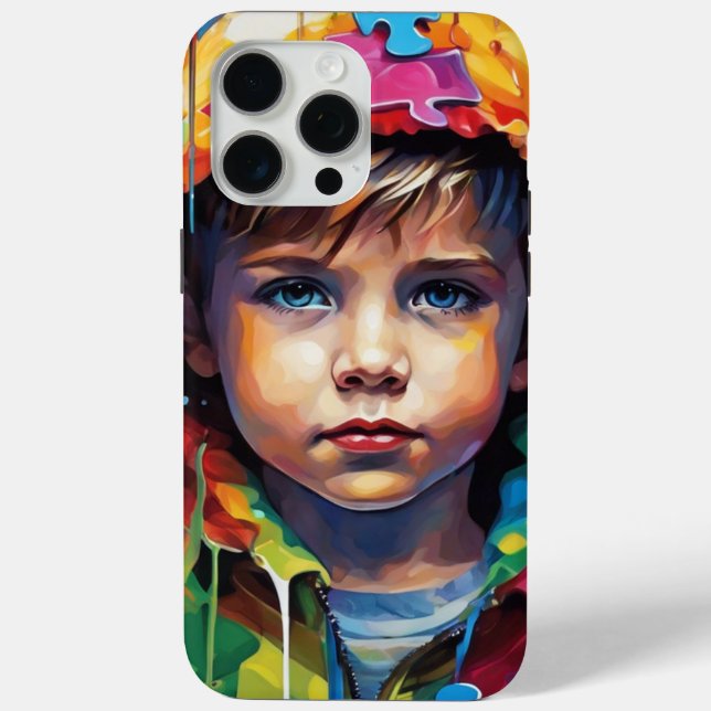 Funda De Case-Mate Para iPhone Conciencia sobre el autismo - (Reverso )