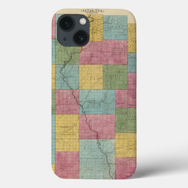 Funda De Case-Mate Para iPhone Condado de Allegany (Reverso)