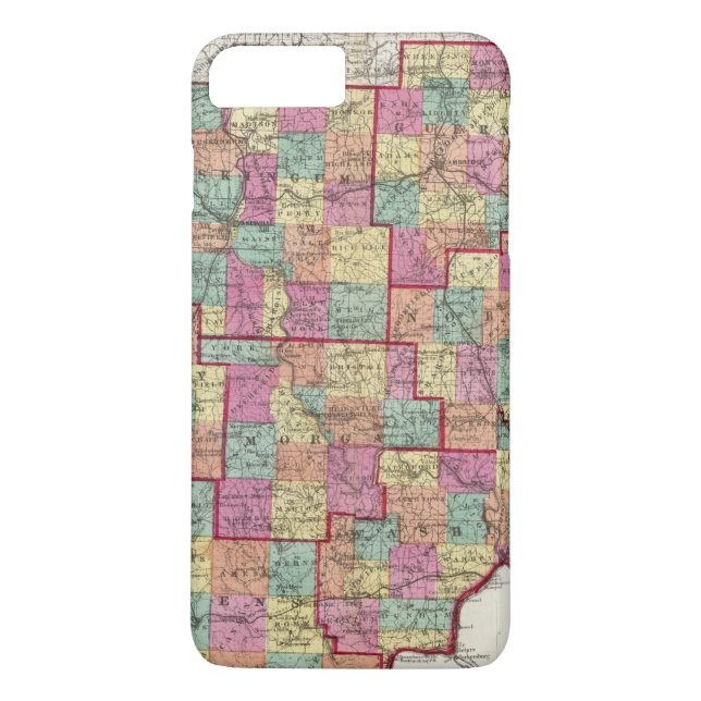 Funda De Case-Mate Para iPhone Condados de Ohio (Reverso)