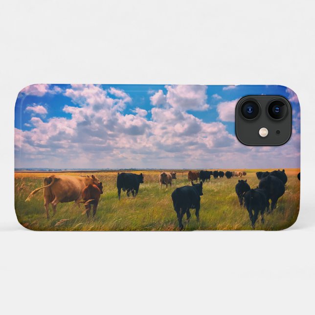 Funda De Case-Mate Para iPhone Conducción de ganado (Reverso (horizontal))