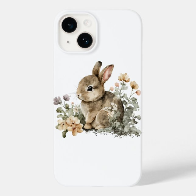 Funda De Case-Mate Para iPhone Conejito adorable  (Reverso )