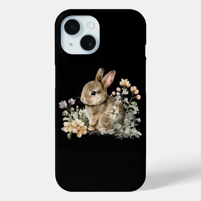 Funda De Case-Mate Para iPhone Conejito adorable  (Reverso )