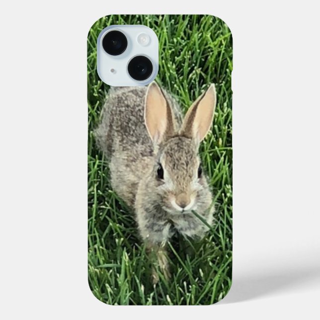 Funda De Case-Mate Para iPhone Conejito de cola algodonosa lindo  (Reverso )