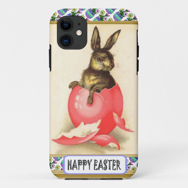 Funda De Case-Mate Para iPhone Conejito de pascua (Reverso)