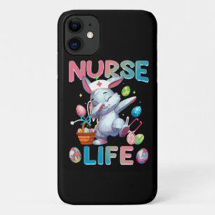 Funda Para iPhone 11 Conejito de Pascua con vida de enfermera linda bai