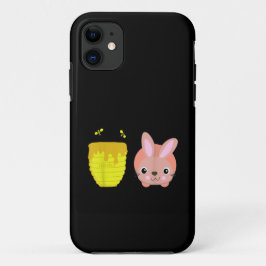 Funda Para iPhone 11 Conejito Honey Bunny Lindo y Divertido Amantes de 