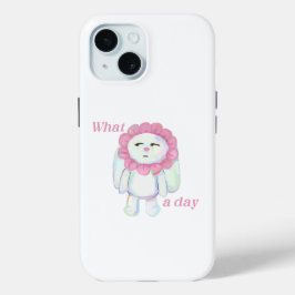 Funda Para iPhone 15 conejo blanco