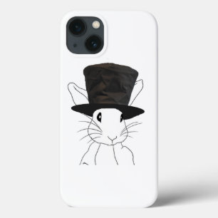 Funda Para iPhone 13 Conejo Blanco