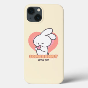 Funda Para iPhone 13 Conejo Cute: Algunos conejitos te aman