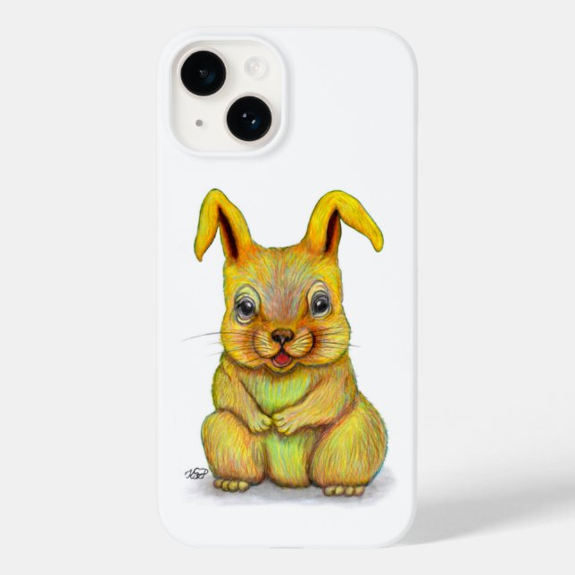 Funda De Case-Mate Para iPhone Conejo de agua (Reverso )