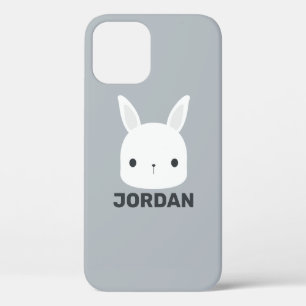 Funda Para iPhone 12 Pro Conejo de conejo pequeño y lindo con nombre person