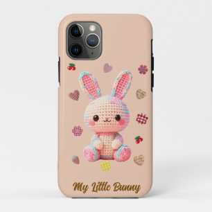 Funda Para iPhone 11 Pro Conejo de ganchillo dulce