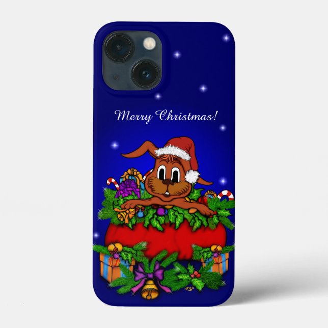 Funda De Case-Mate Para iPhone Conejo de navidades (Reverso )