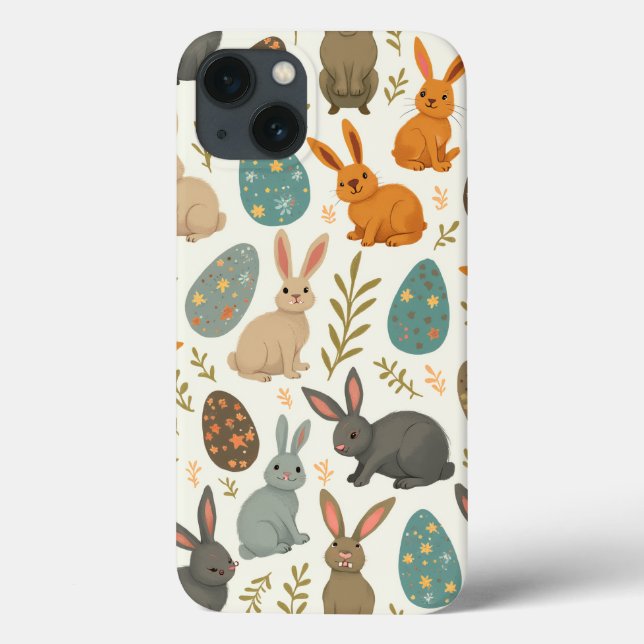 Funda De Case-Mate Para iPhone Conejo de Pascua (Reverso)
