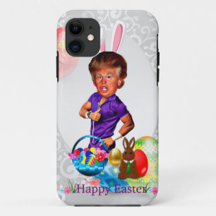 Funda Para iPhone 11 conejo de pascua donald trump