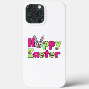 Funda Para iPhone 13 Pro Max Conejo de Pascua Feliz Huevos de Pascua