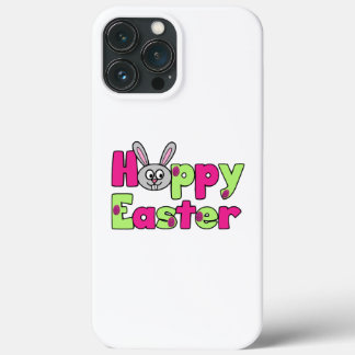 Funda Para iPhone 13 Pro Max Conejo de Pascua Feliz Huevos de Pascua