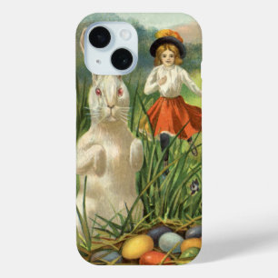 title_seo2 Conejo de Pascua vintage y niños Felices Pascuas
