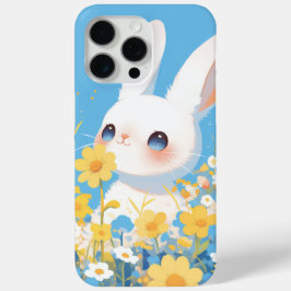 Funda Para iPhone 15 Pro Max Conejo en la pradera soleada