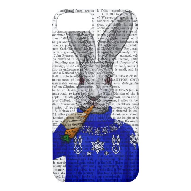 Funda De Case-Mate Para iPhone Conejo en suéter 2 (Reverso)