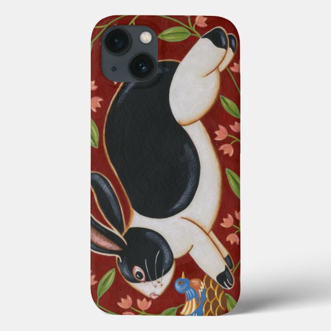 Funda De Case-Mate Para iPhone Conejo Folk (Reverso)
