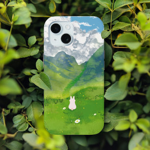Funda Para iPhone 15 Conejo lindo con estuche para iPhone Mountain View
