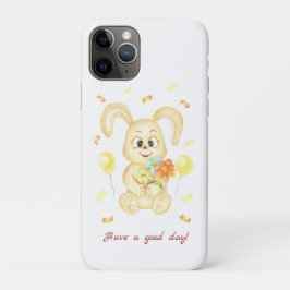 Funda Para iPhone 11 Pro Conejo lindo para un ánimo positivo
