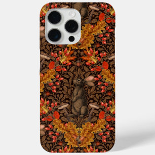 Funda Para iPhone 15 Pro Max Conejo otoñal en marrón