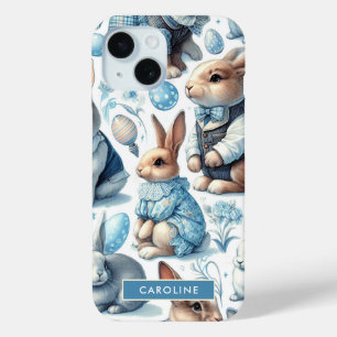 Funda Para iPhone 15 Conejo virtino sin soldadura