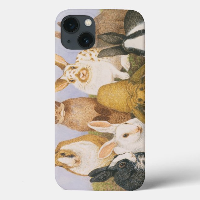 Funda De Case-Mate Para iPhone Conejos afortunados (Reverso)