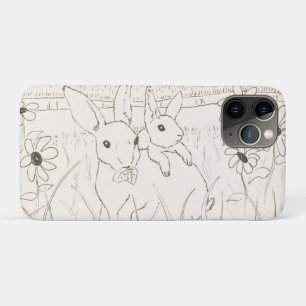 Funda Para iPhone 11 Pro Conejos de conejo de conejitos de bebé