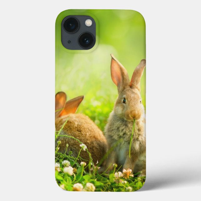 Funda De Case-Mate Para iPhone Conejos de Pascua (Reverso)
