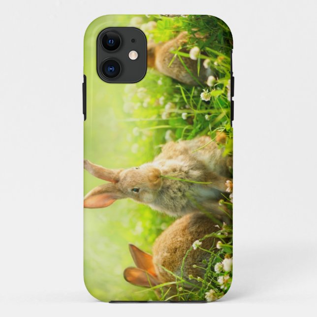 Funda De Case-Mate Para iPhone Conejos de Pascua (Reverso)