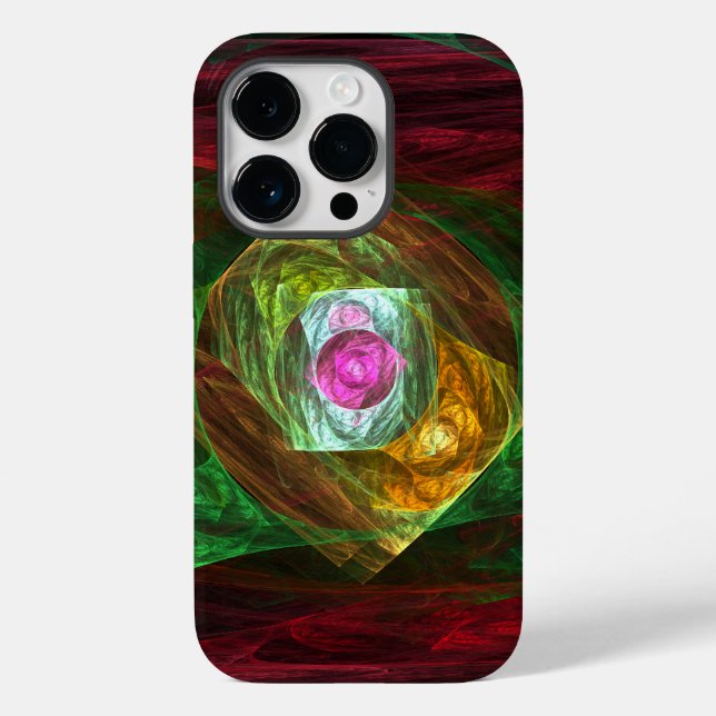Funda De Case-Mate Para iPhone Conexiones dinámicas Resumen de arte (Reverso )