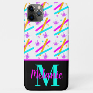 Funda Para iPhone 11 Pro Max Confeti Fluorescente de Acción Láser Neon Brillant