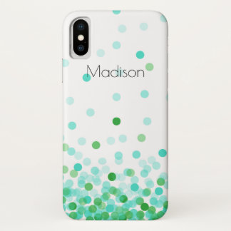 Funda Para iPhone X Confetti Funda-Mate Apenas hay Funda de iPhone X