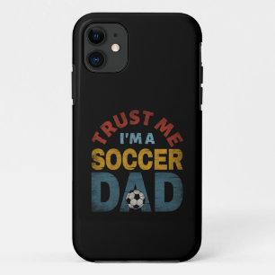 FUNDA PARA iPhone 11 CONFÍA EN MÍ SOY UN PADRE DE FÚTBOL