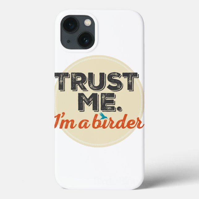 Funda De Case-Mate Para iPhone Confía en mí. ¡Soy un pájaro! Emblem (Reverso)