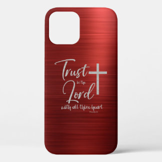 Funda Para iPhone 12 Confianza en el Lord KJV Bible Verse iPhone 12 Fun