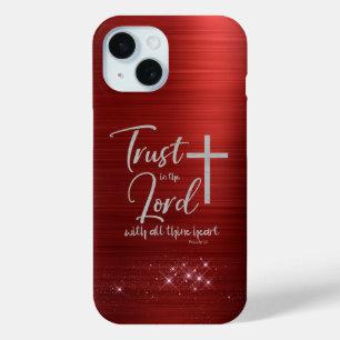 Funda Para iPhone 15 Confianza en el Lord KJV Bible Verse iPhone 12 Fun