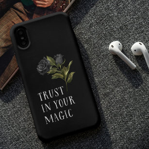 Funda Para iPhone 11 Confiar en tu oferta mágica Rosa negro