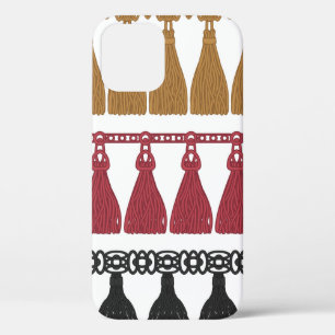 Funda Para iPhone 12 Conjunto de huertos de Tassel. Frontera lateral ai
